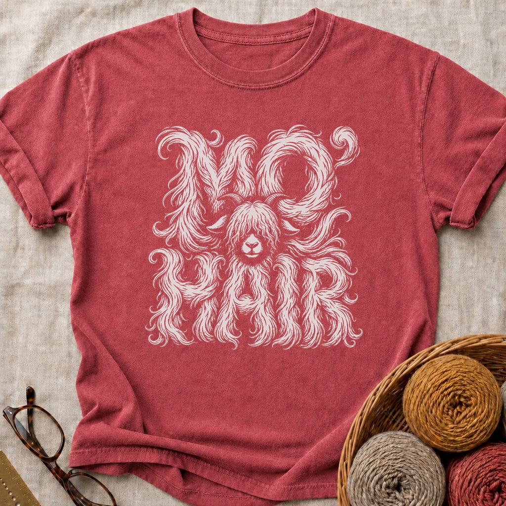 Mo Hair T-Shirt in Brick