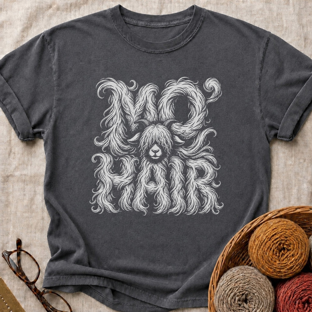 Mo Hair T-Shirt in Pepper