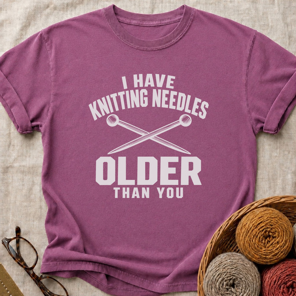 Older Than T-Shirt in Berry