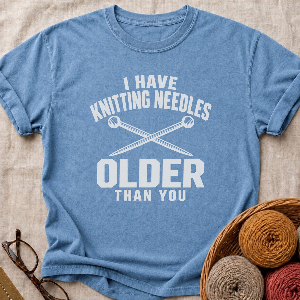 Older Than T-Shirt in Blue Jean