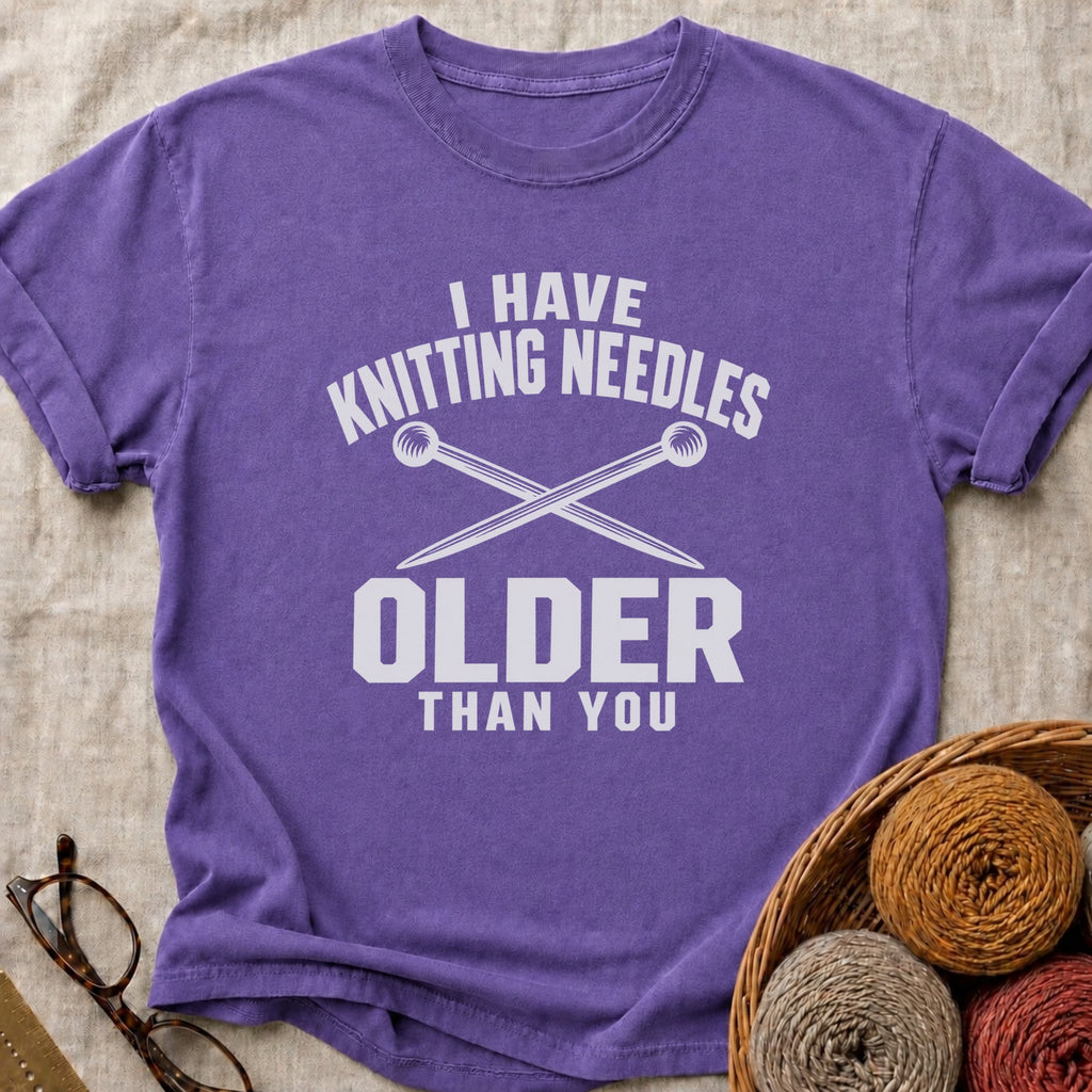 Older Than T-Shirt in Grape