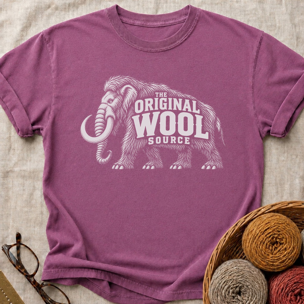 Original Wool T-Shirt in Berry