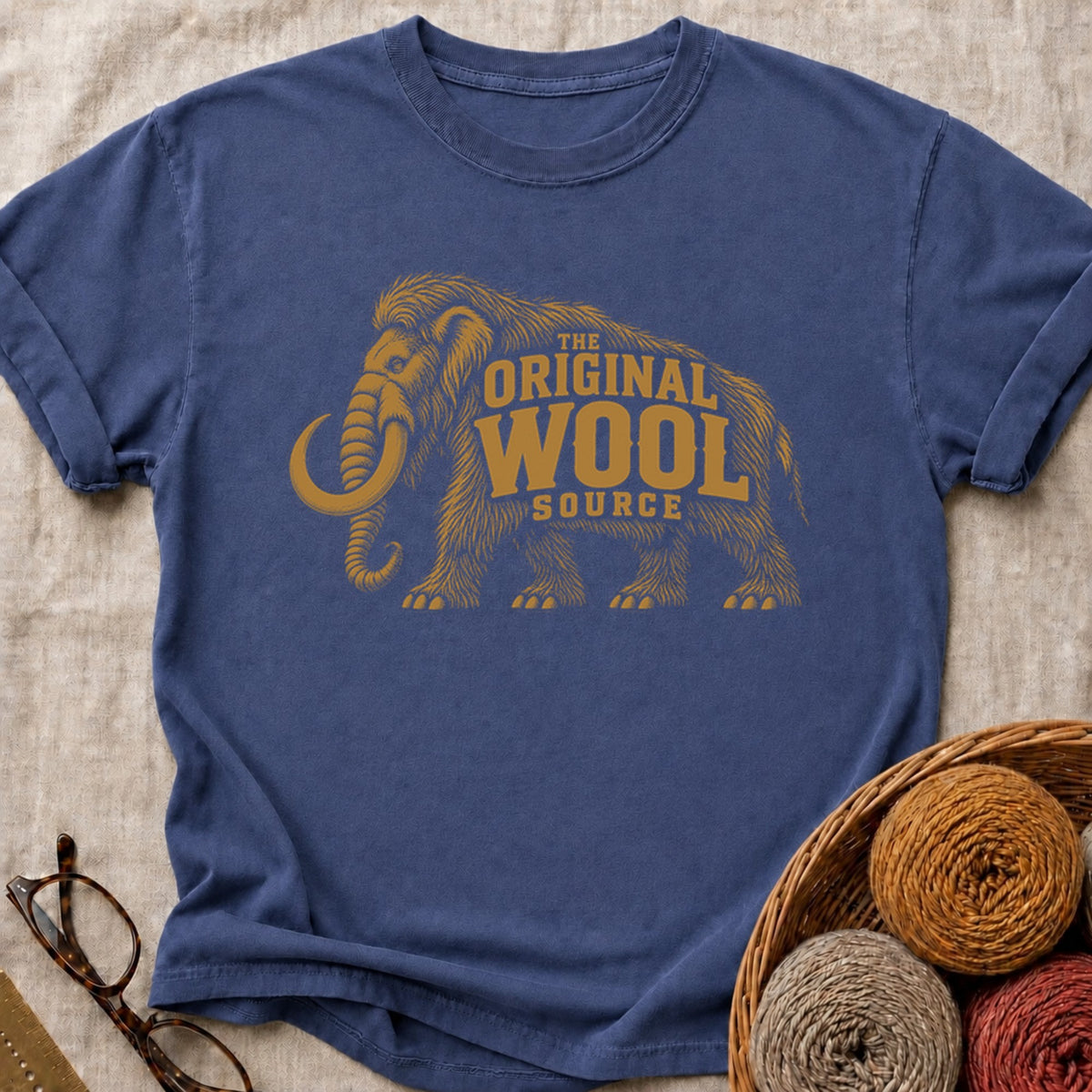 Original Wool T-Shirt in True Navy