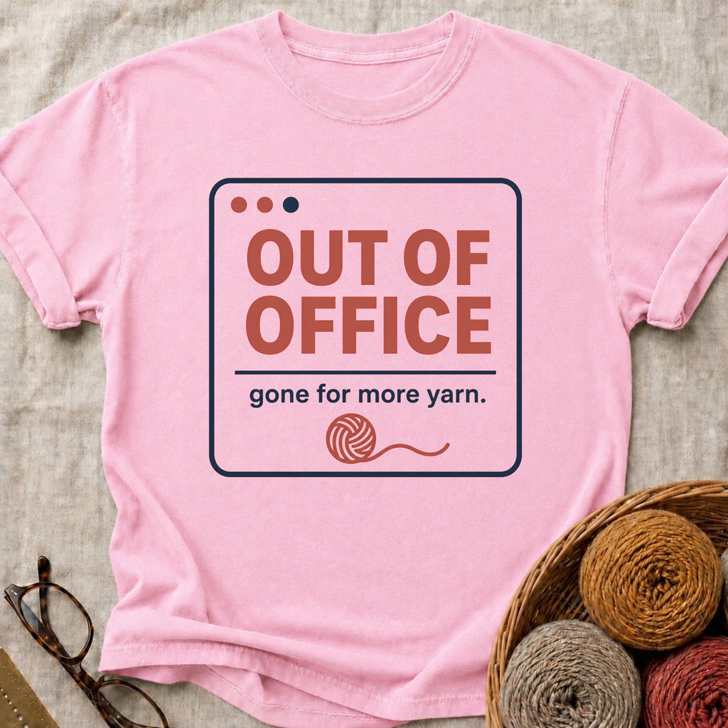 Out of Office T-Shirt in Blossom