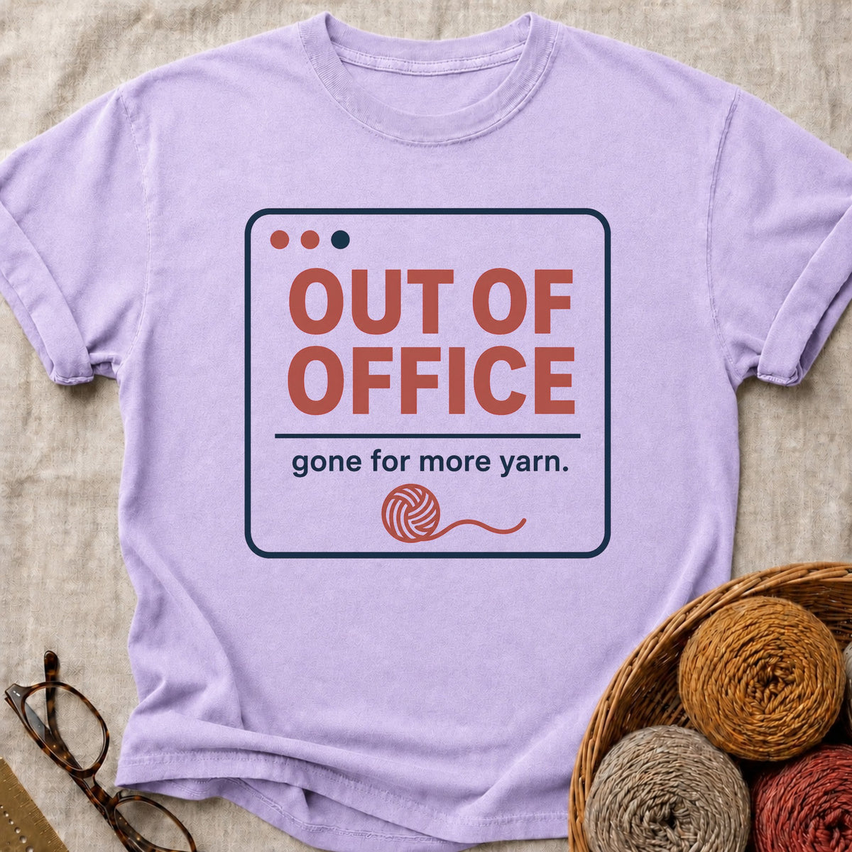 Out of Office T-Shirt in Orchid