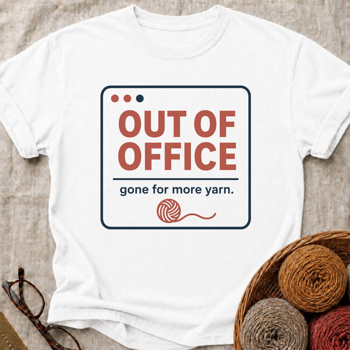 Out of Office T-Shirt in White