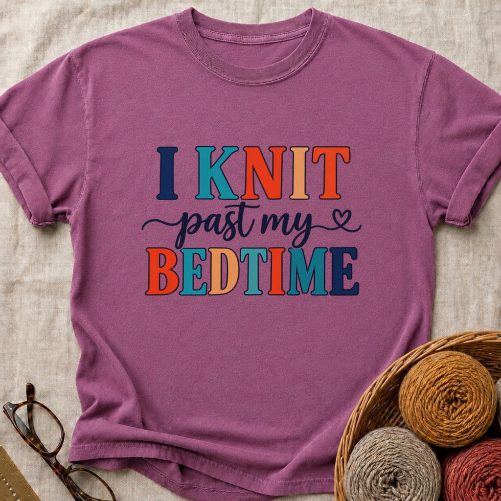 Past My Bedtime T-Shirt in Berry