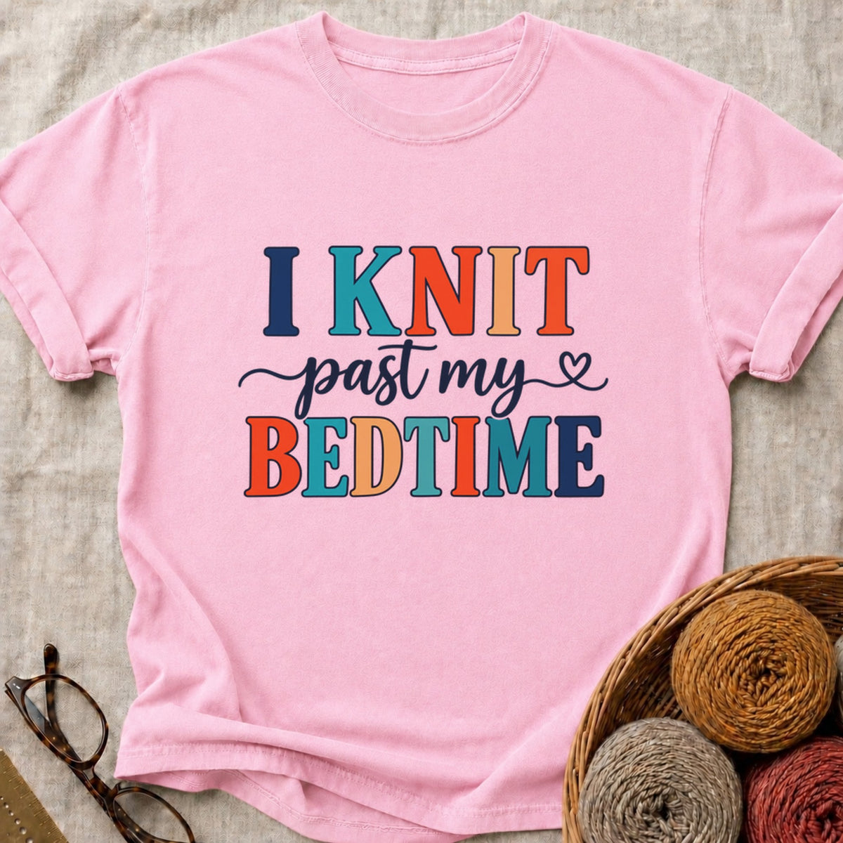 Past My Bedtime T-Shirt in Blossom
