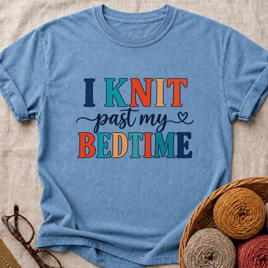 Past My Bedtime T-Shirt in Blue Jean