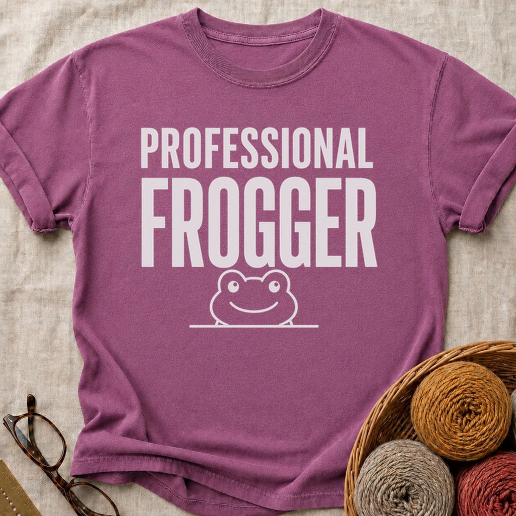 Professional Frogger T-Shirt in Berry