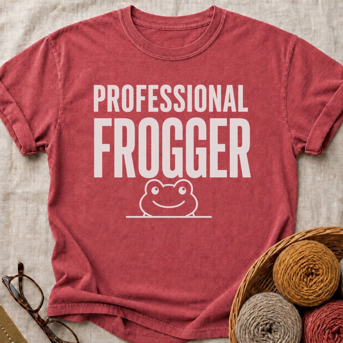 Professional Frogger T-Shirt in Brick