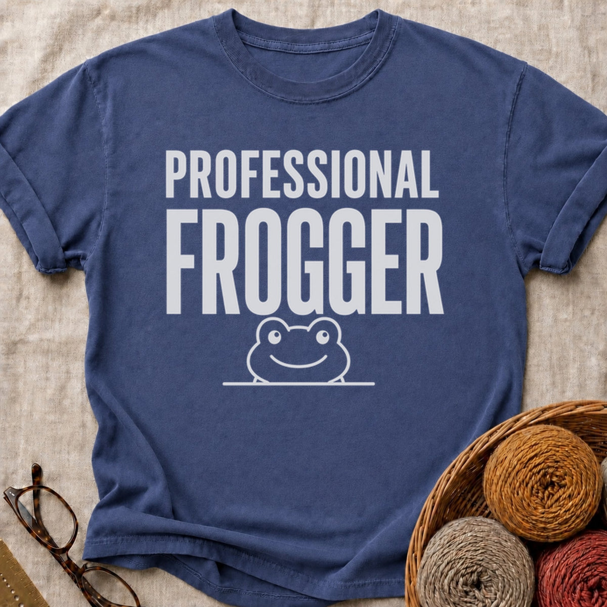 Professional Frogger T-Shirt in True Navy