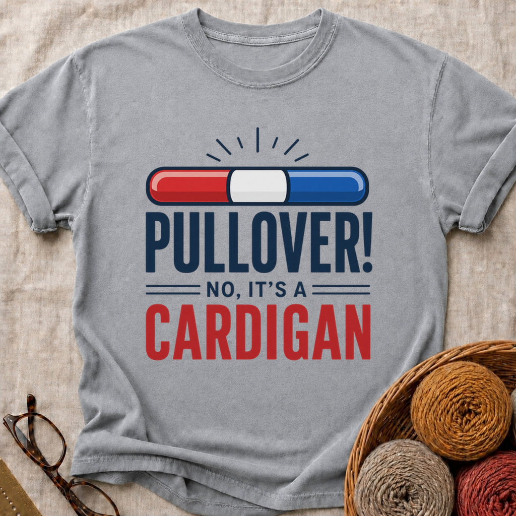 Pullover T-Shirt in Grey