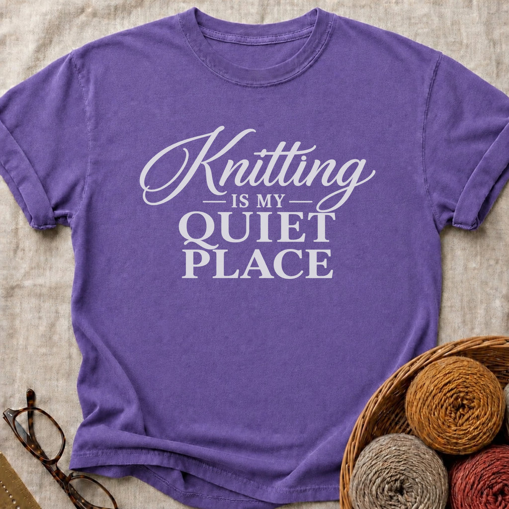 Quiet Place T-Shirt in Grape