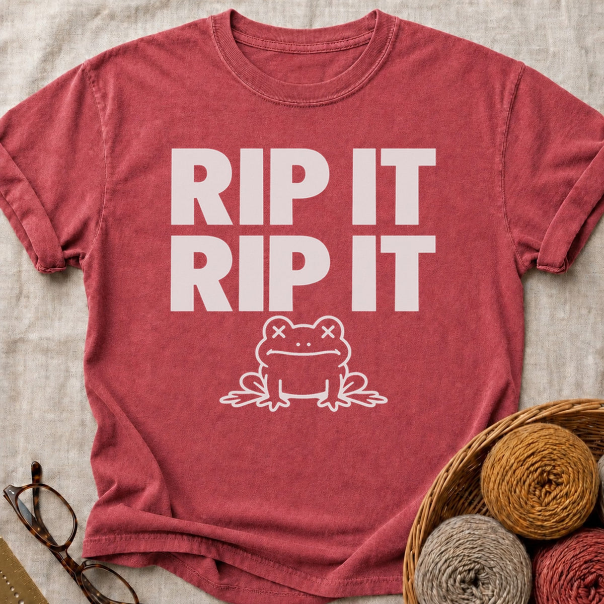 Rip It Rip It T-Shirt in Brick