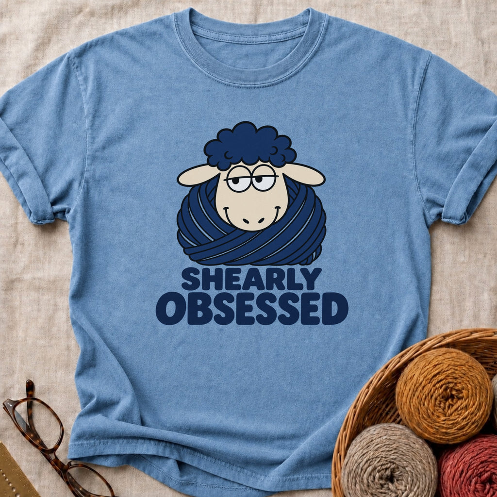Shearly T-Shirt in Blue Jean