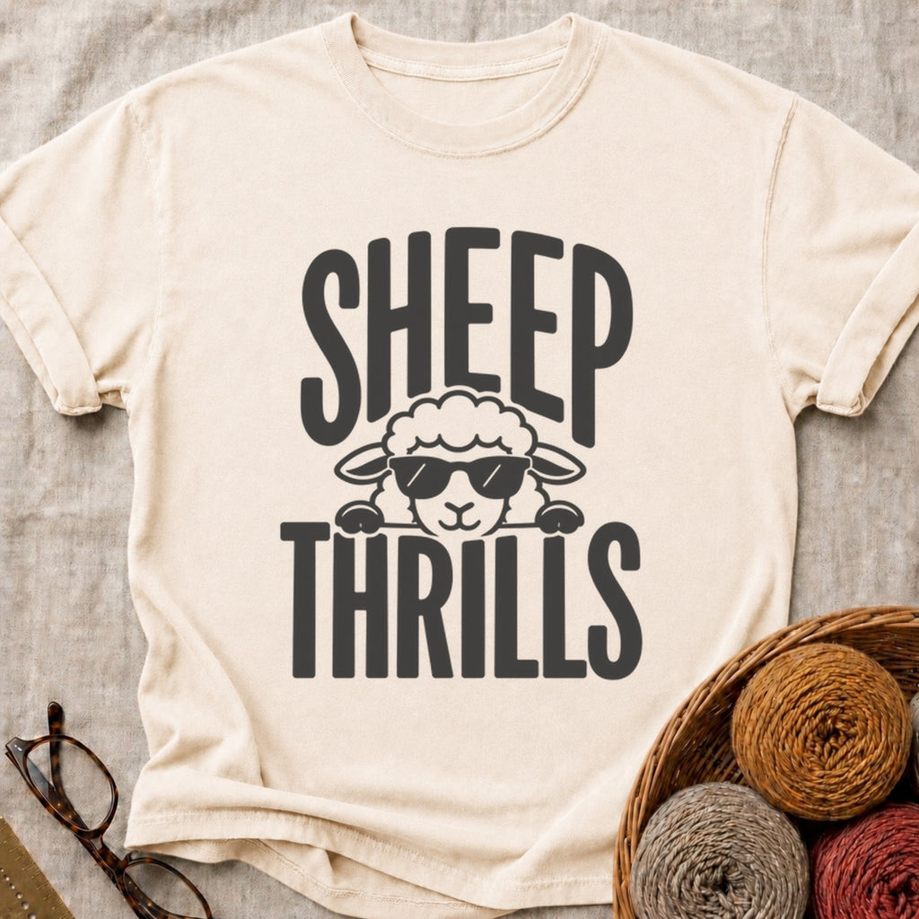 Sheep Thrills T-Shirt in Ivory