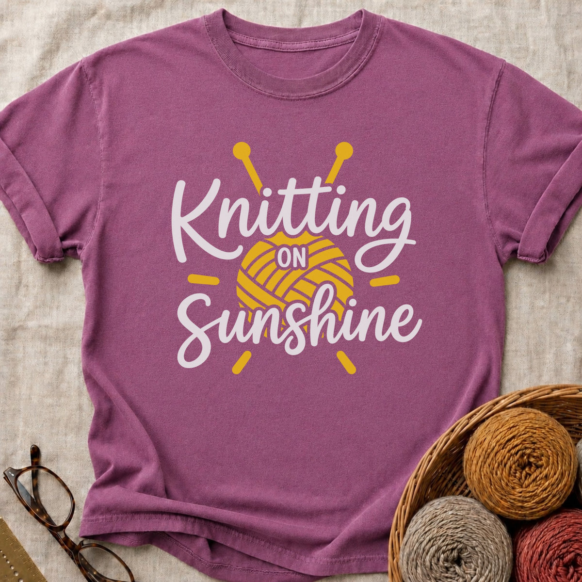 Sunshine T-Shirt in Berry
