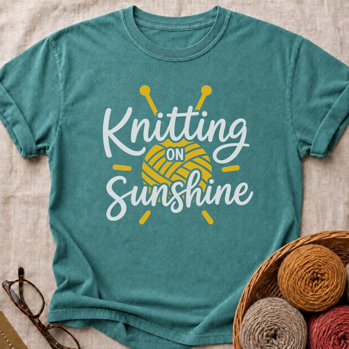 Sunshine T-Shirt in Blue Spruce