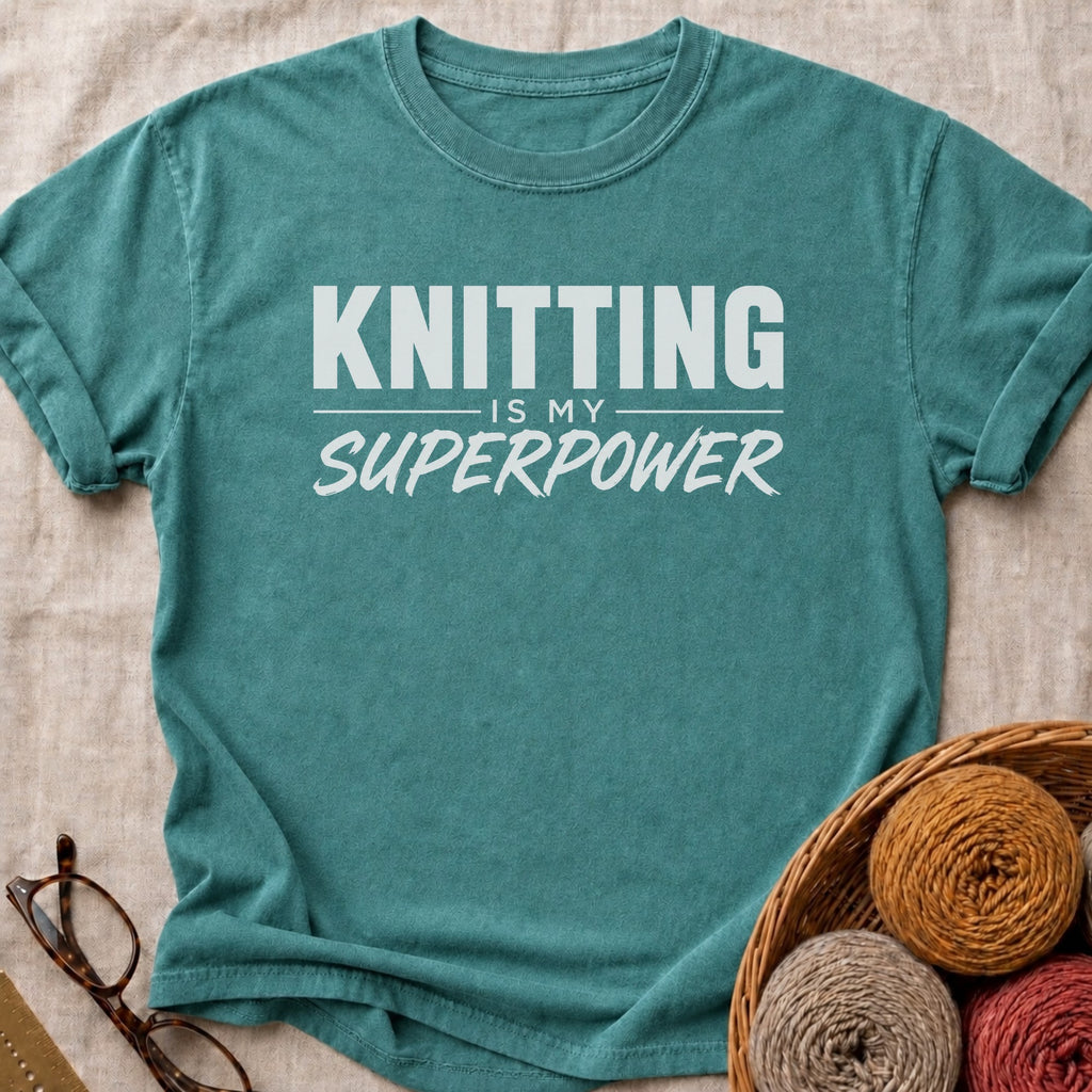 Superpower T-Shirt in Blue Spruce