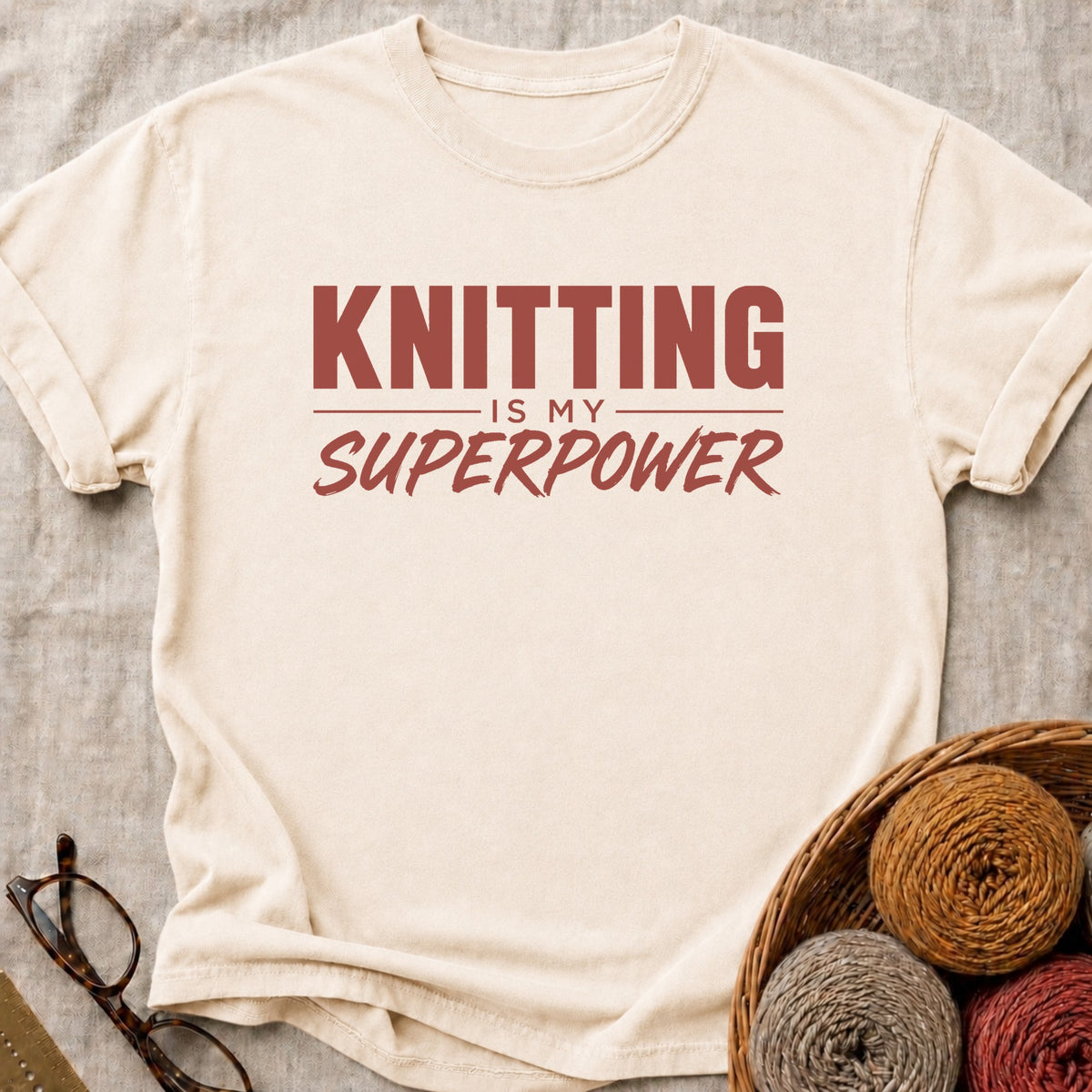 Superpower T-Shirt in Ivory