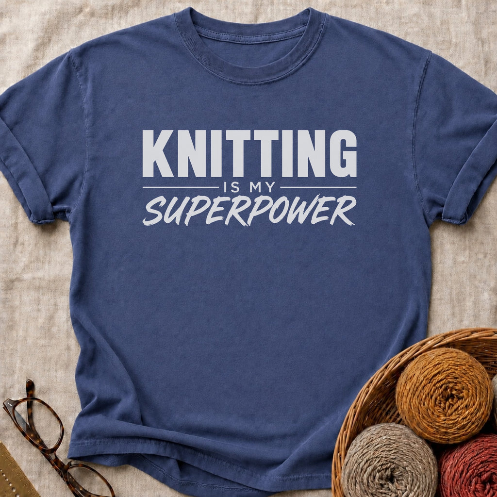 Superpower T-Shirt in True Navy