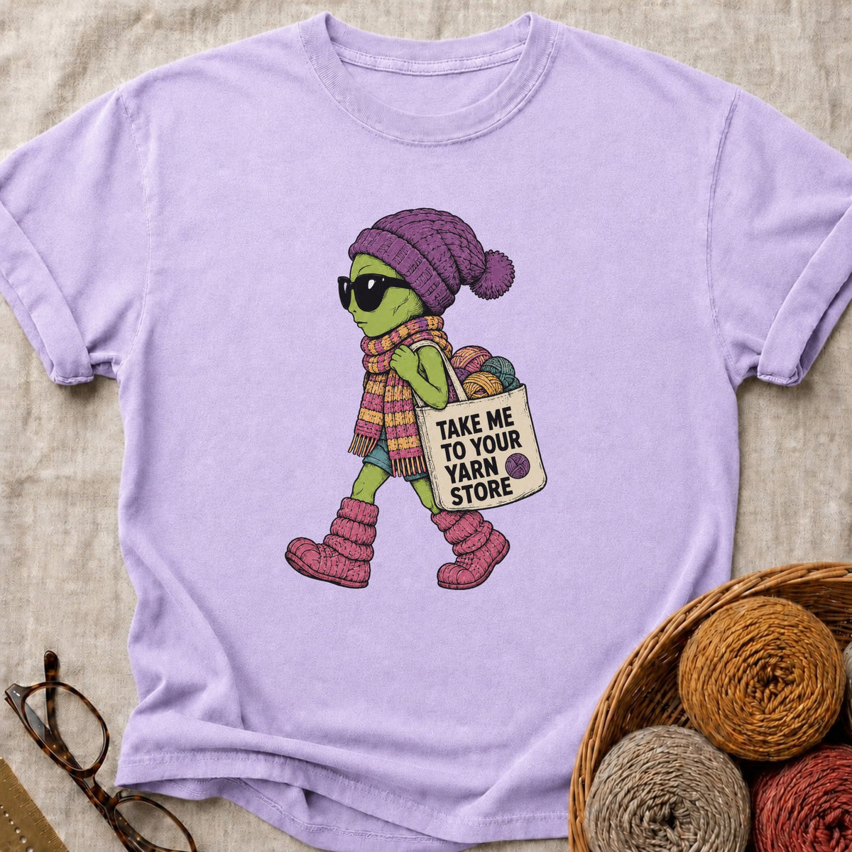 Take Me To T-Shirt in Orchid