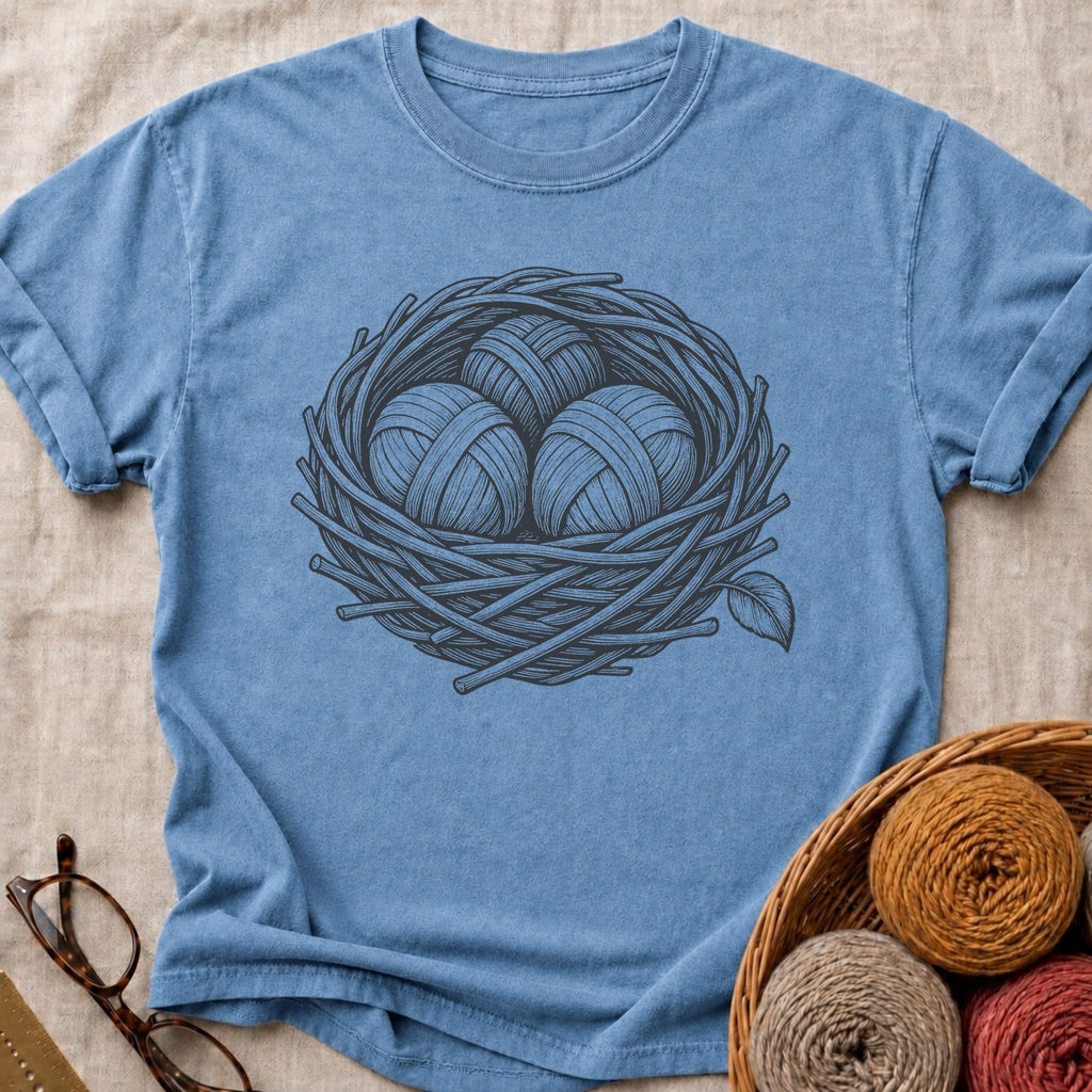 The Nest T-Shirt in Blue Jean