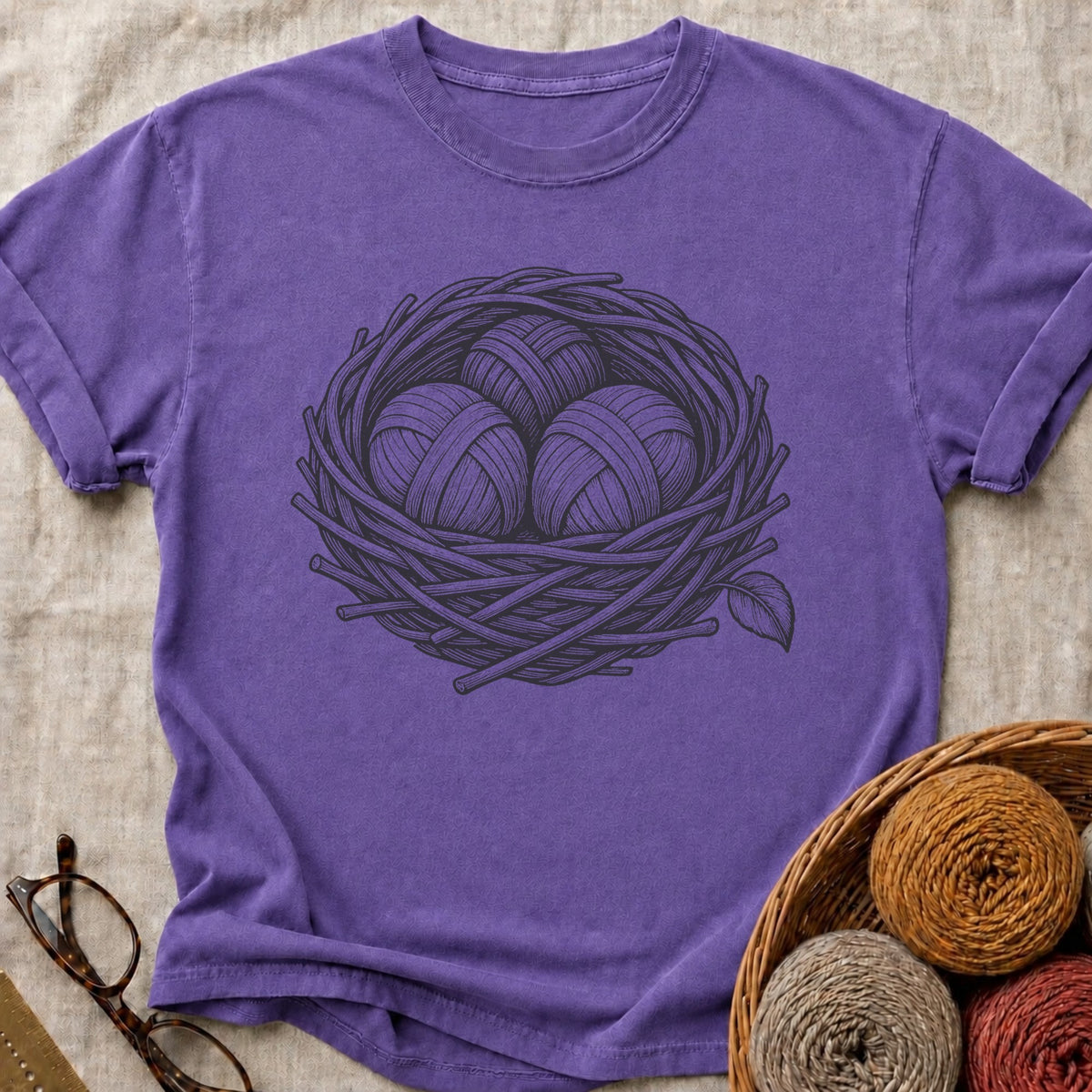 The Nest T-Shirt in Grape