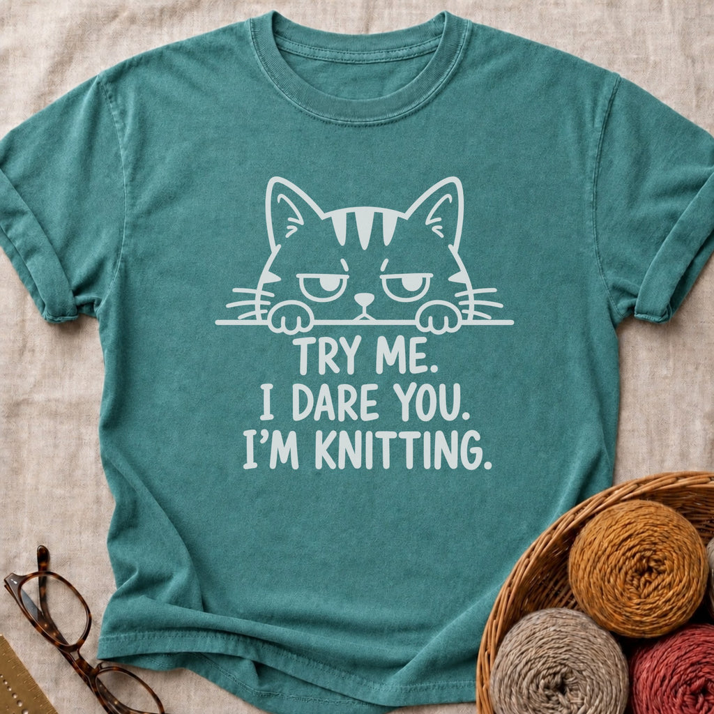 Try Me T-Shirt in Blue Spruce