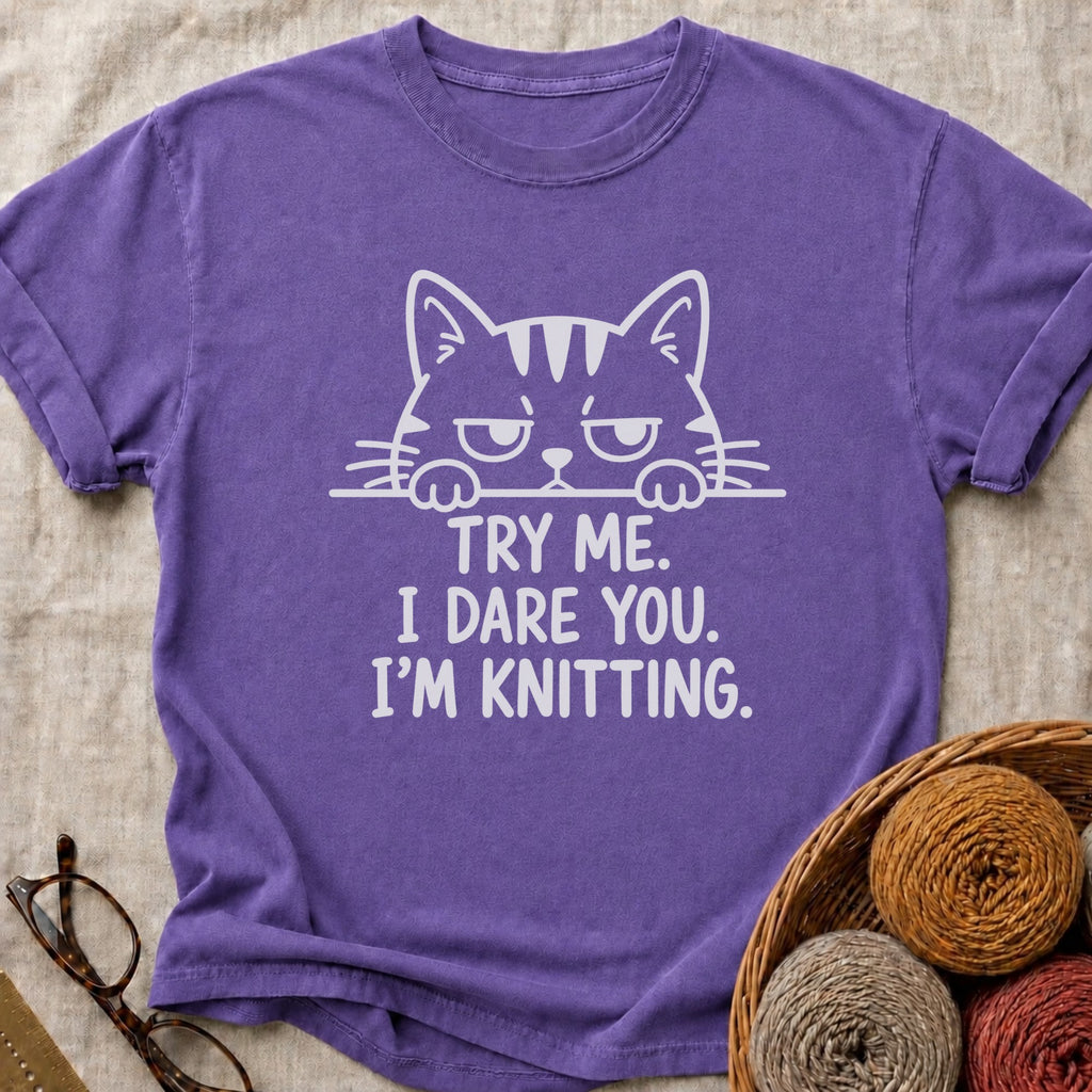Try Me T-Shirt in Grape