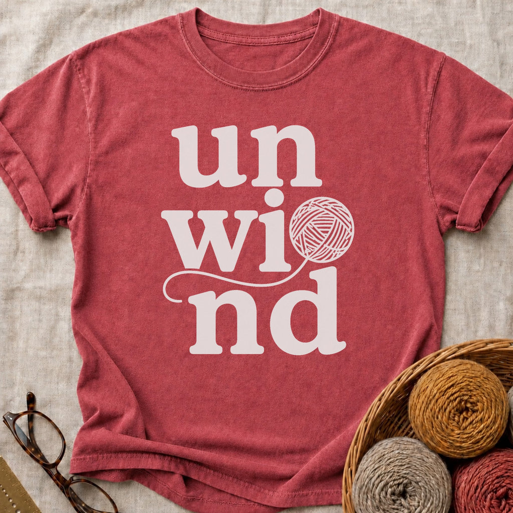 Unwind T-Shirt in Brick