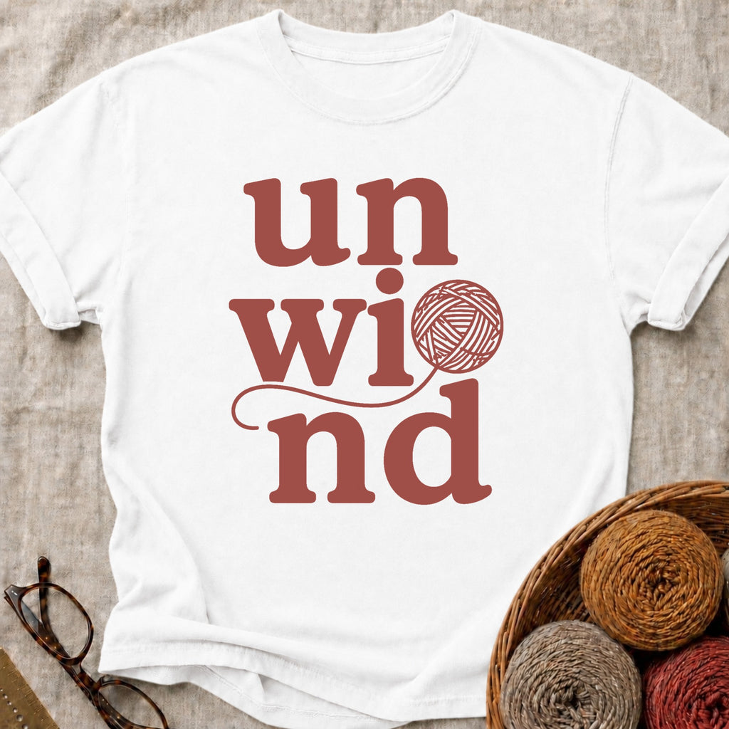 Unwind T-Shirt in White