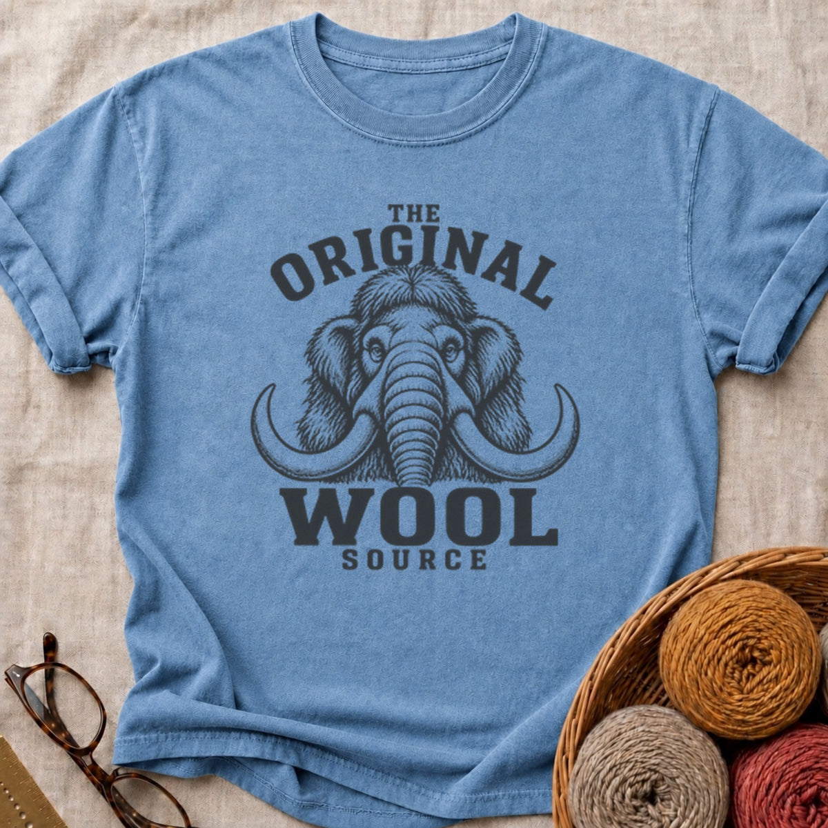 Woolly T-Shirt in Blue Jean