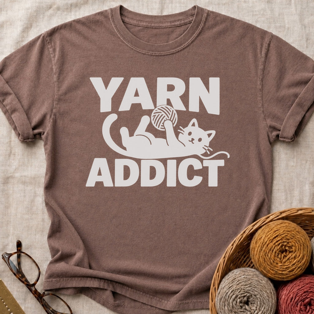 Yarn Addict T-Shirt in Espresso