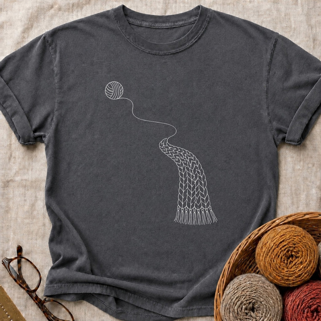 Yarn Flow T-Shirt in Pepper