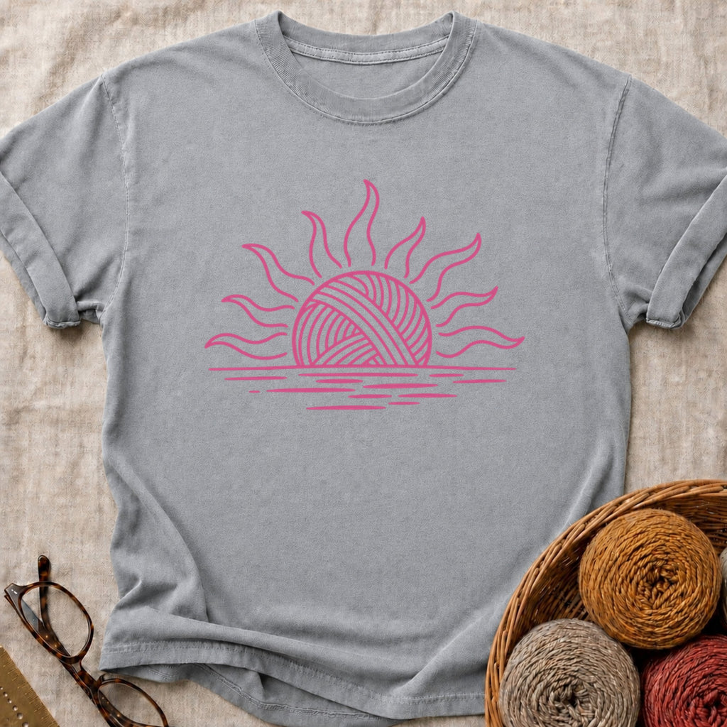 Yarn Sunrise T-Shirt in Grey