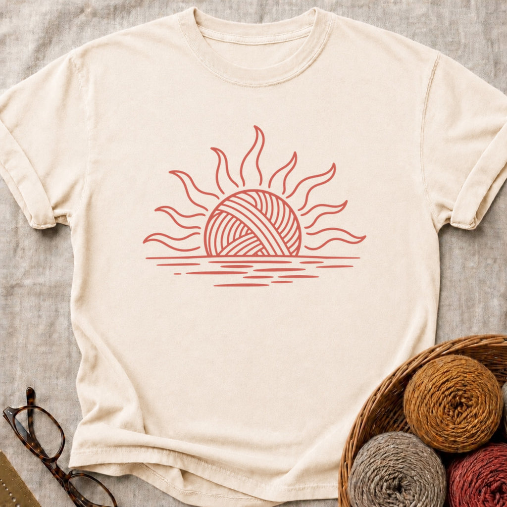 Yarn Sunrise T-Shirt in Ivory