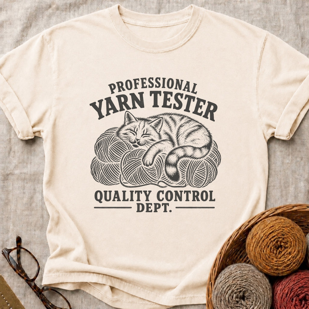Yarn Tester T-Shirt in Ivory