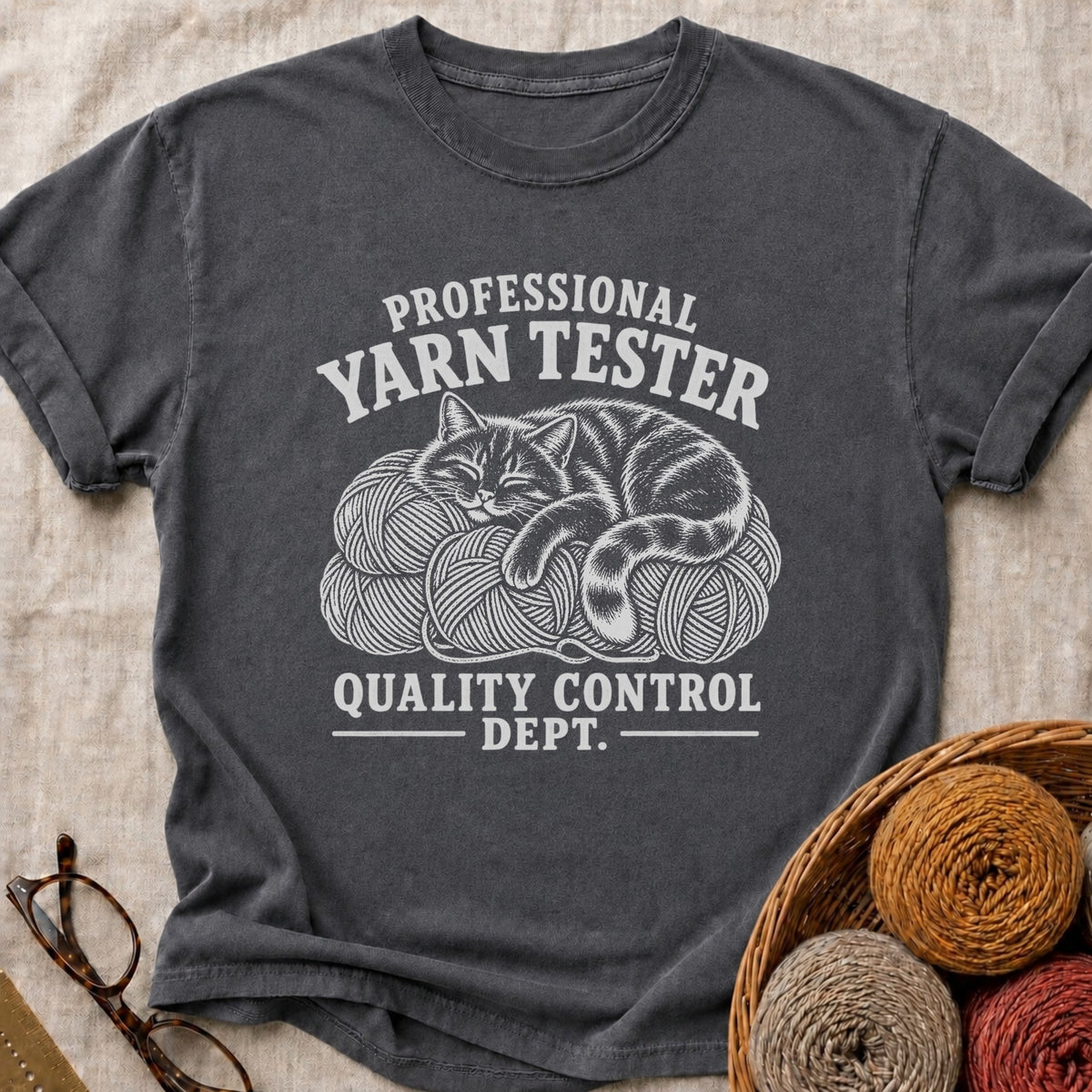 Yarn Tester T-Shirt in Pepper